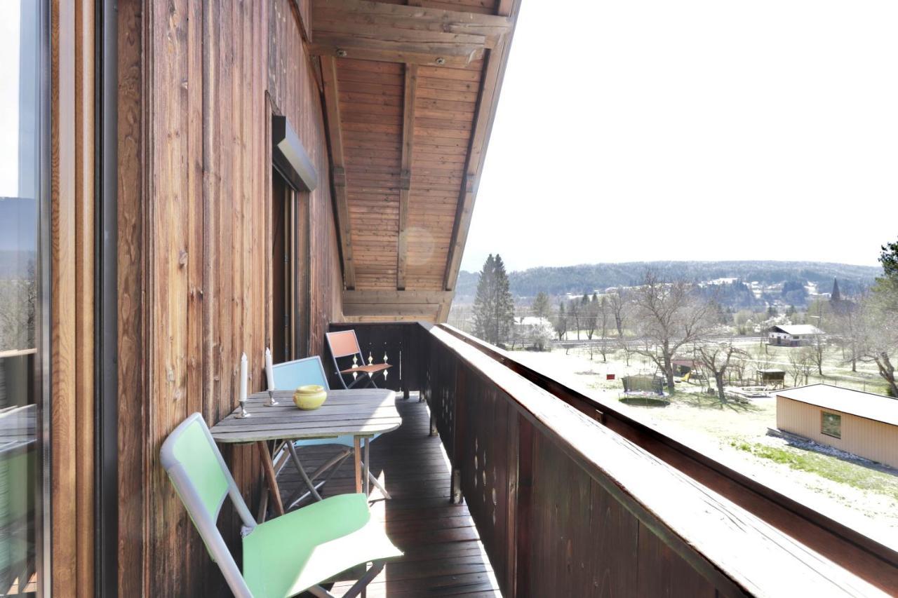 Ferienwohnung Tom's Hütte Presseggersee Exterior foto