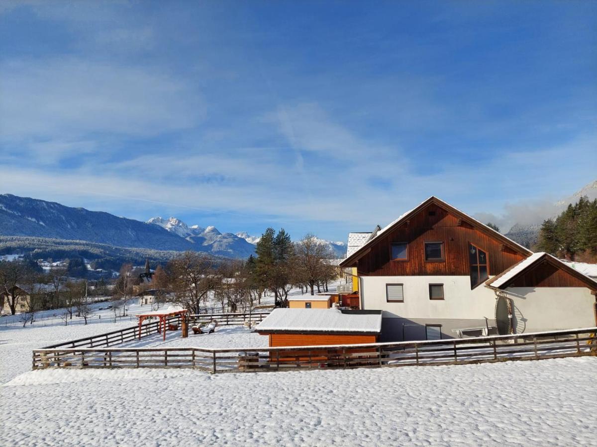Ferienwohnung Tom's Hütte Presseggersee Exterior foto