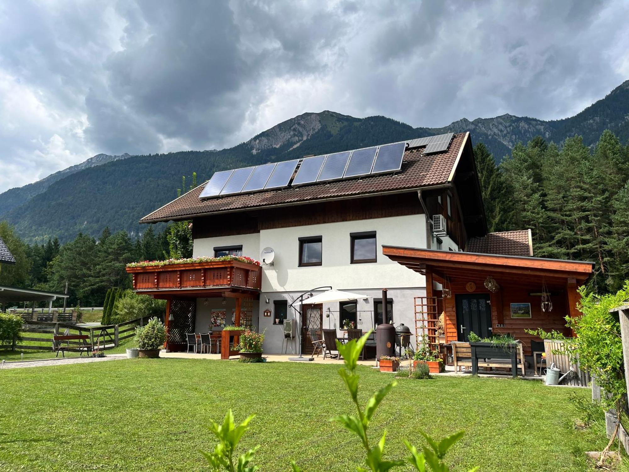 Ferienwohnung Tom's Hütte Presseggersee Exterior foto
