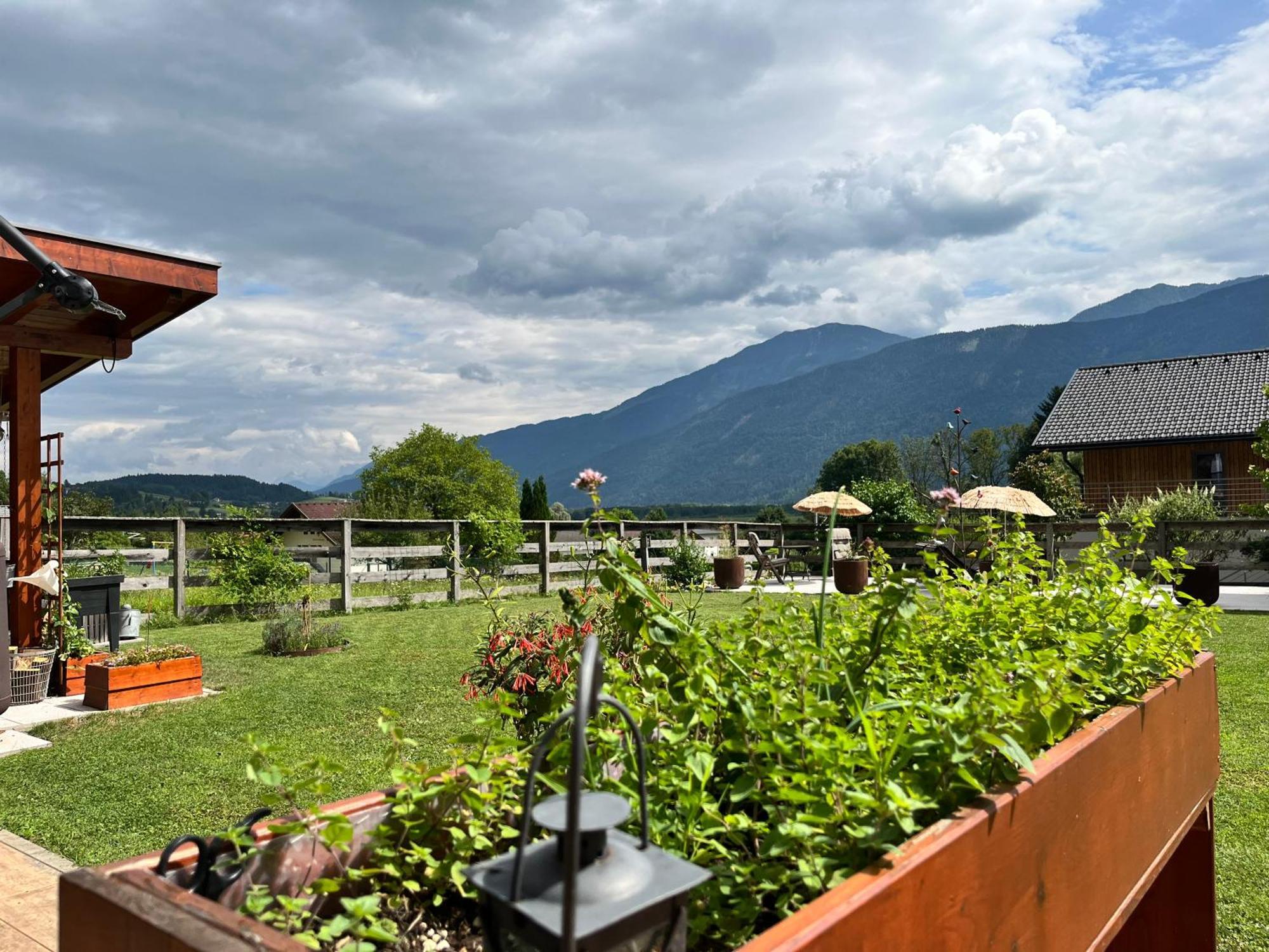 Ferienwohnung Tom's Hütte Presseggersee Exterior foto