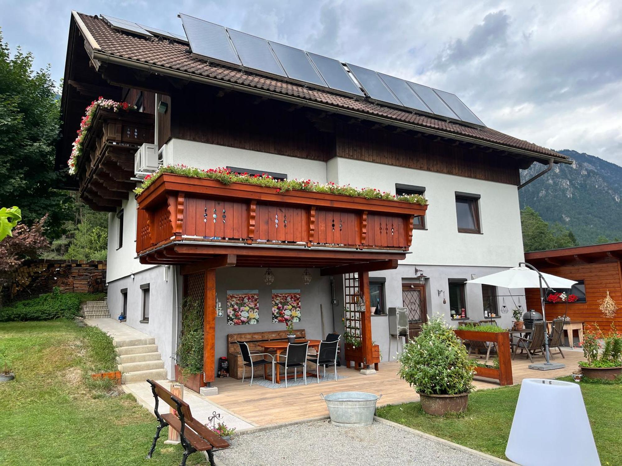 Ferienwohnung Tom's Hütte Presseggersee Exterior foto